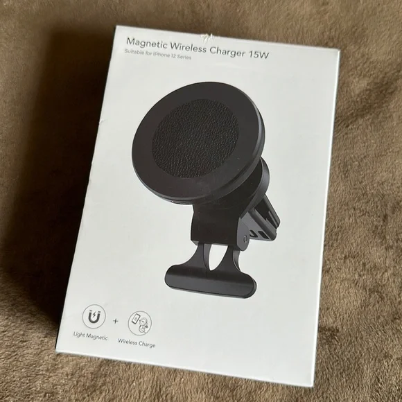 Magnetic Wireless Charger 15W, Compatible with iPhone 12 Series - Picture 1 of 6